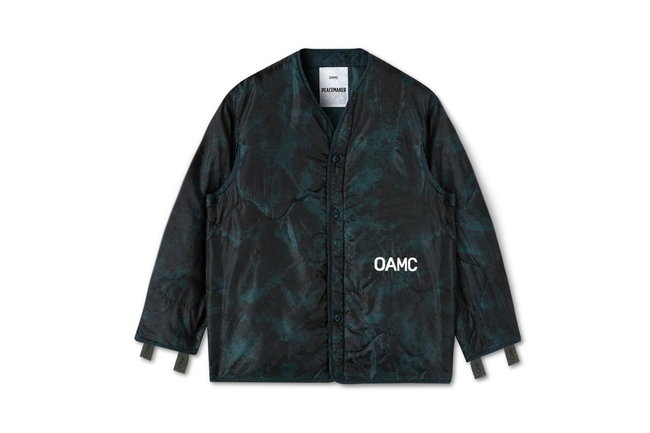 OAMC Fall/Winter 2021 Clouded Peacemaker Liner Jacket Luke Meier Release Information Drop Date Closer First Look Surplus M-65 Military Green Dark Jade