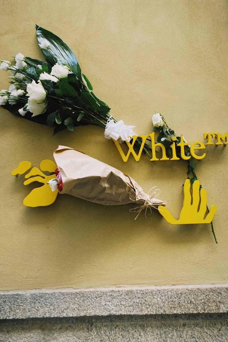 Off-White Stores Around the World paris tokyo hong kong london new york miami seoul Pay Tribute to Virgil Abloh Floral installations flowers sticky notes artwork Virgil forever Everything I do is for the 17-year-old version of myself news art