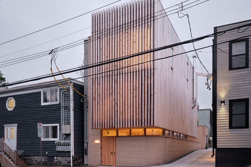 Omar Gandhi Architect Heads to the Maritimes for Red Cedar-Clad Residence