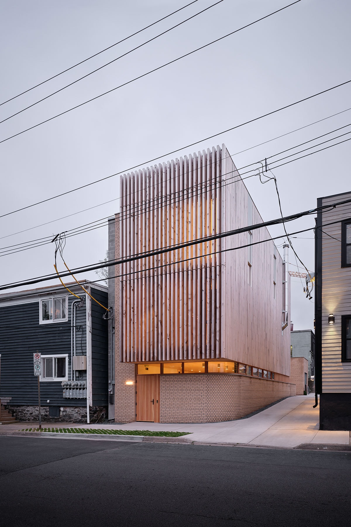 Omar Gandhi Architect Halifax Nova Scotia OG House Info 902 maritimes homes buildings north end dartmouth halifax natural wood minimal 