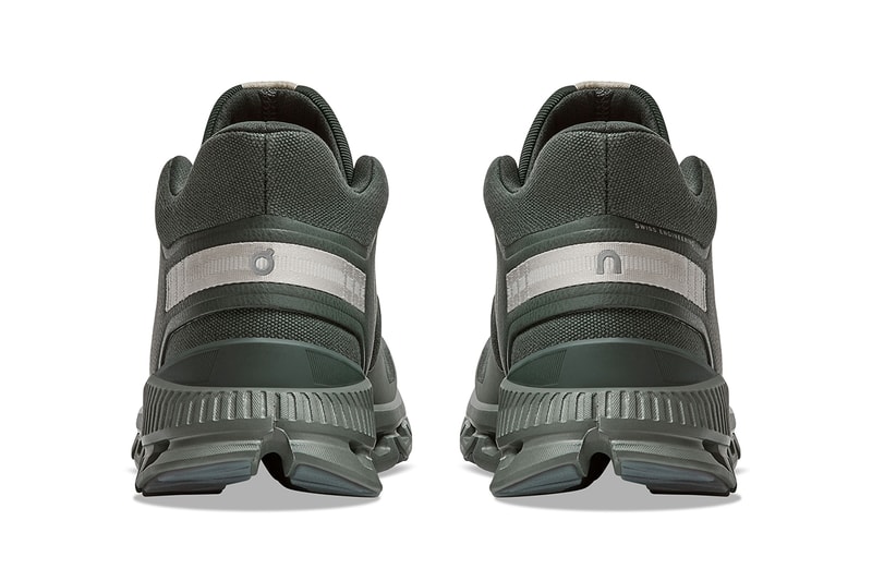 on running sneaker footwear fashion technology performance swiss jungle forest green pink salmon cloud hi edge cloudtec speedboard cushioning comfort