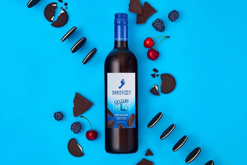 OREO THINS barefoot Red Blend Wine release USA cookies snacks cookies and Creme Cream red wine alcohol 