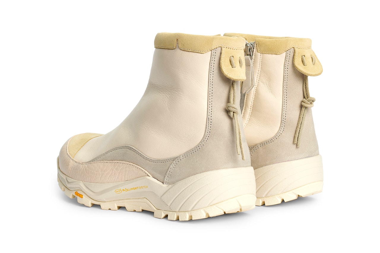 Our Legacy Yeti Boots White Shearling Leather Suede Vibram RollinGait System Fall Winter 2021 FW21 a4217yws Release Information 
