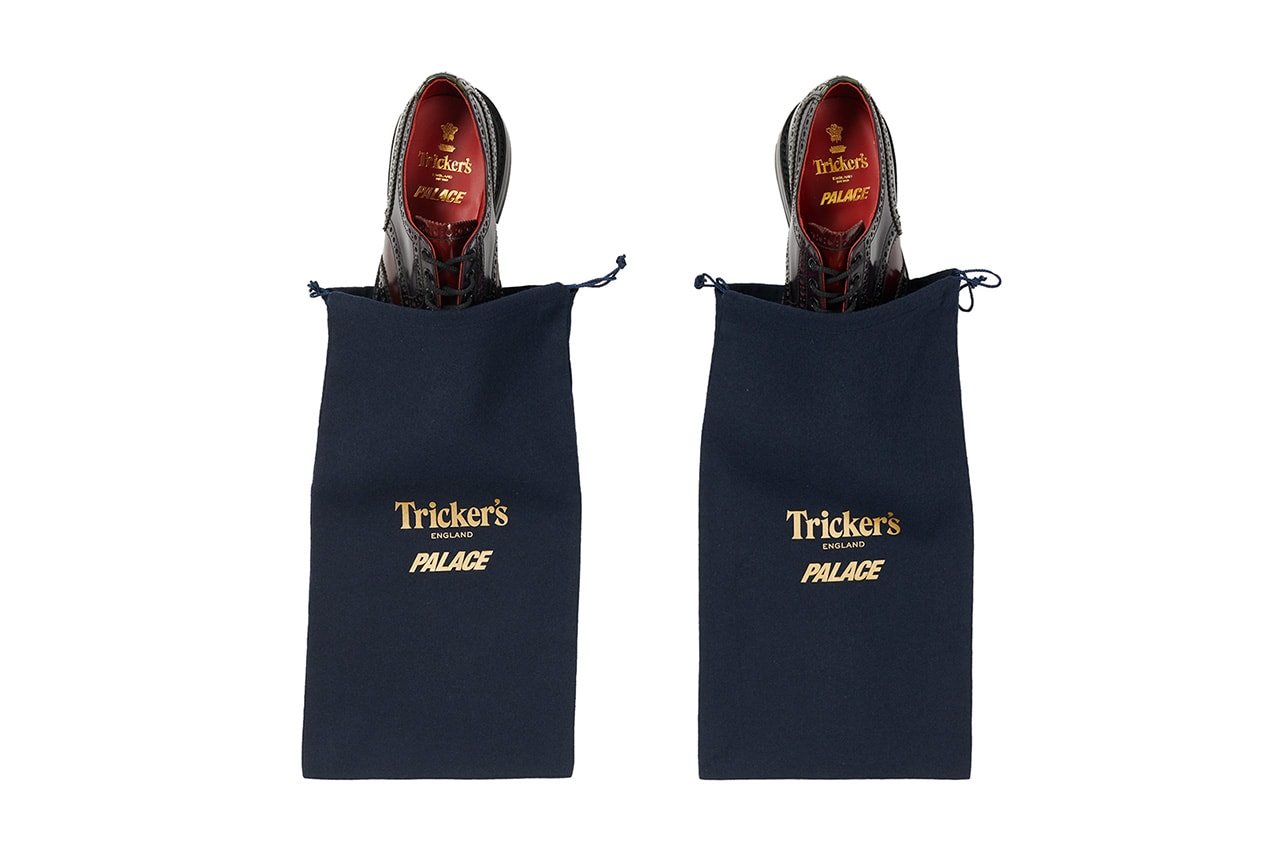 Palace x Tricker's Footwear Collaboration Info holiday 2021 release dates