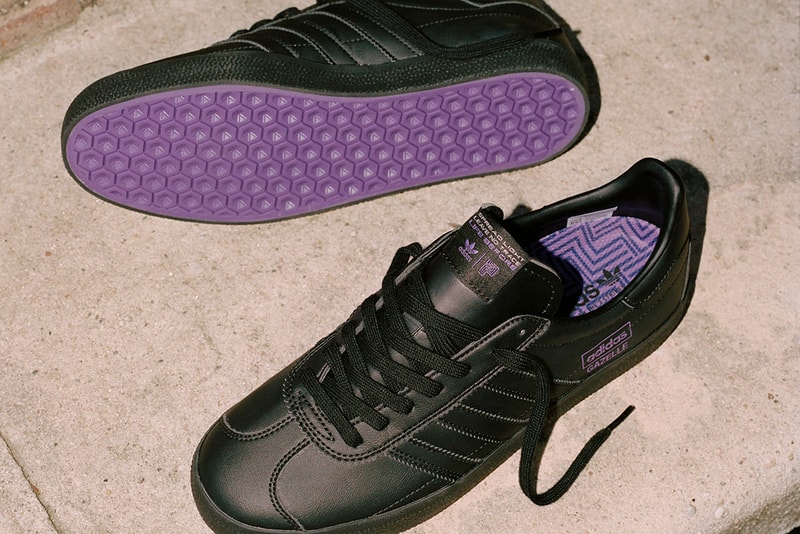 paradigm adidas gazelle black purple GV9850 track jacket tote bag pants release date info store list buying guide photos price 