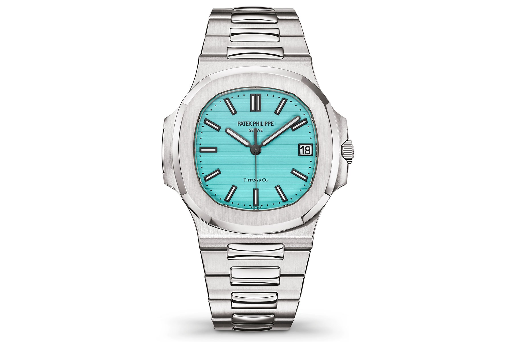 Phillips first Patek Philippe 5711 Nautilus Tiffany & Co. Blue Dial auction watches blue  The Nature Conservancy  Phillips Auction