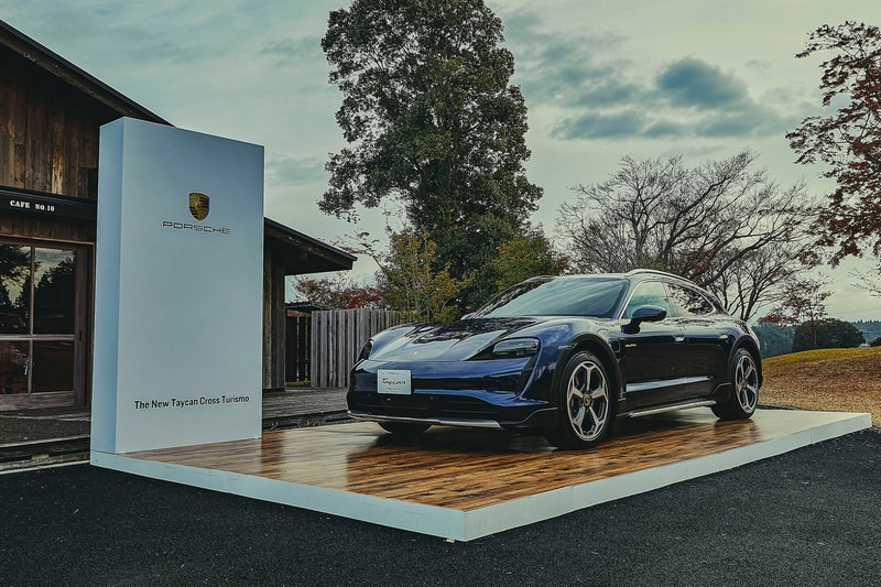 Porsche Taycan 4 at HYPEGOLF Japan Invitational Cross Turismo Golf Tournament