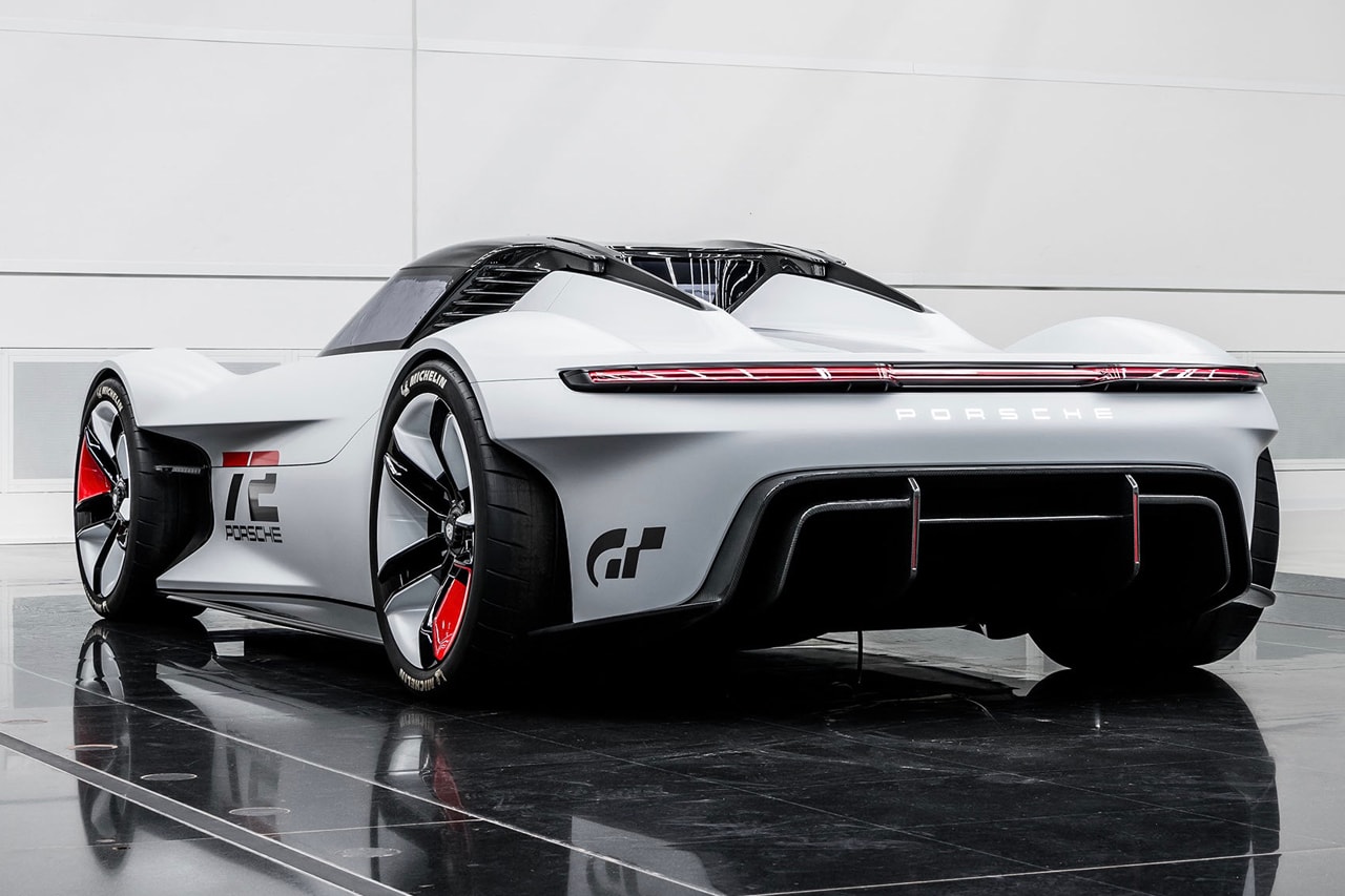 Porsche Vision Gran Turismo GT7 Video Game Concept Car Electric Racer Future Conceptual German Supercar First Look Game Play
