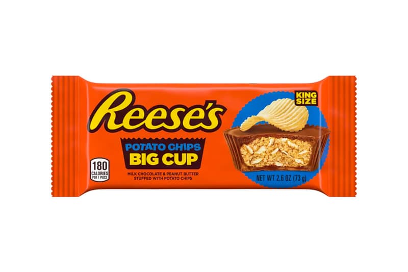 Reese's Unveils New Peanut Butter Cup Filled With Potato Chips Release info chocolate thanksgiving walgreens saltier crunchy 