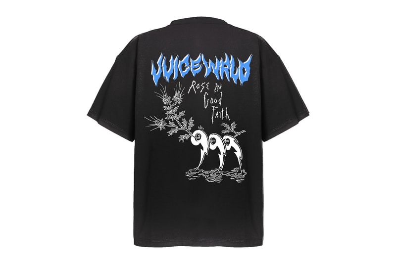 RIGF Releases a Juice Wrld Apparel Capsule los angeles RTW into the abyss Fighting demons vintage retro hand-sewn blanket stitch 999 live free 