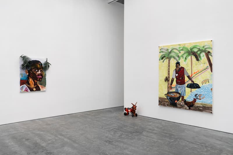 Ross+Kramer Gallery "Four Walls" John Rivas Ludovic Nkoth