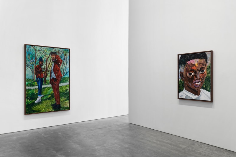 Ross+Kramer Gallery "Four Walls" John Rivas Ludovic Nkoth