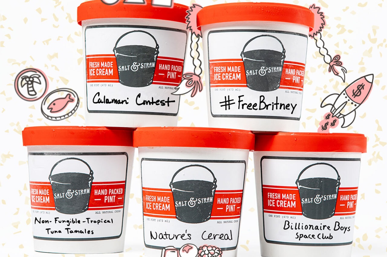 Salt & Straw Makes Ice Cream Flavors From Viral 2021 Moments Food & Beverage