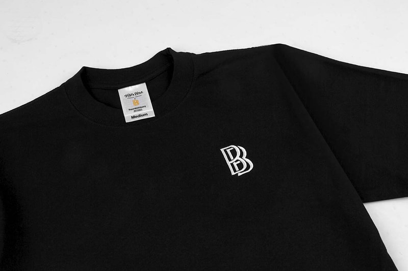 BB logo los angeles crewneck t-shirt collection collab jewel ice gold 