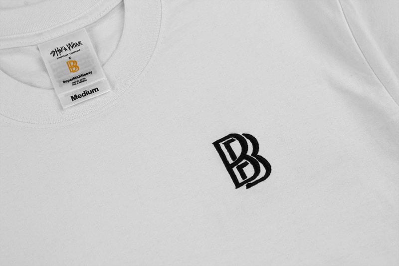 BB logo los angeles crewneck t-shirt collection collab jewel ice gold 