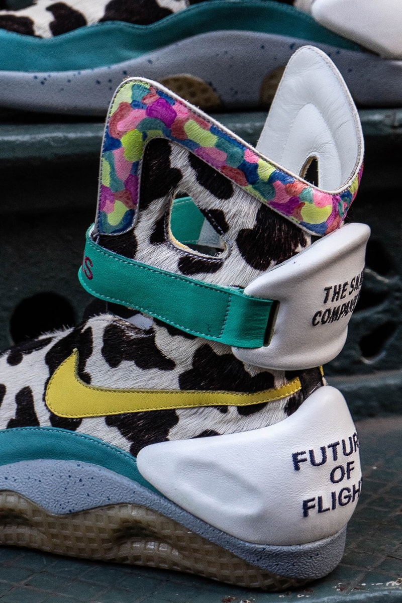Brooklyn Custom Kicks and The Mack Complex, Design of the Air Mag Sneaker by Brooklyn Based Designer Ben Haber, Air Mag X Chunky Dunky Theme, Auction of the Air Mag 1/1 Pair Rarible at 12 A.M. EST on January 1, 2022