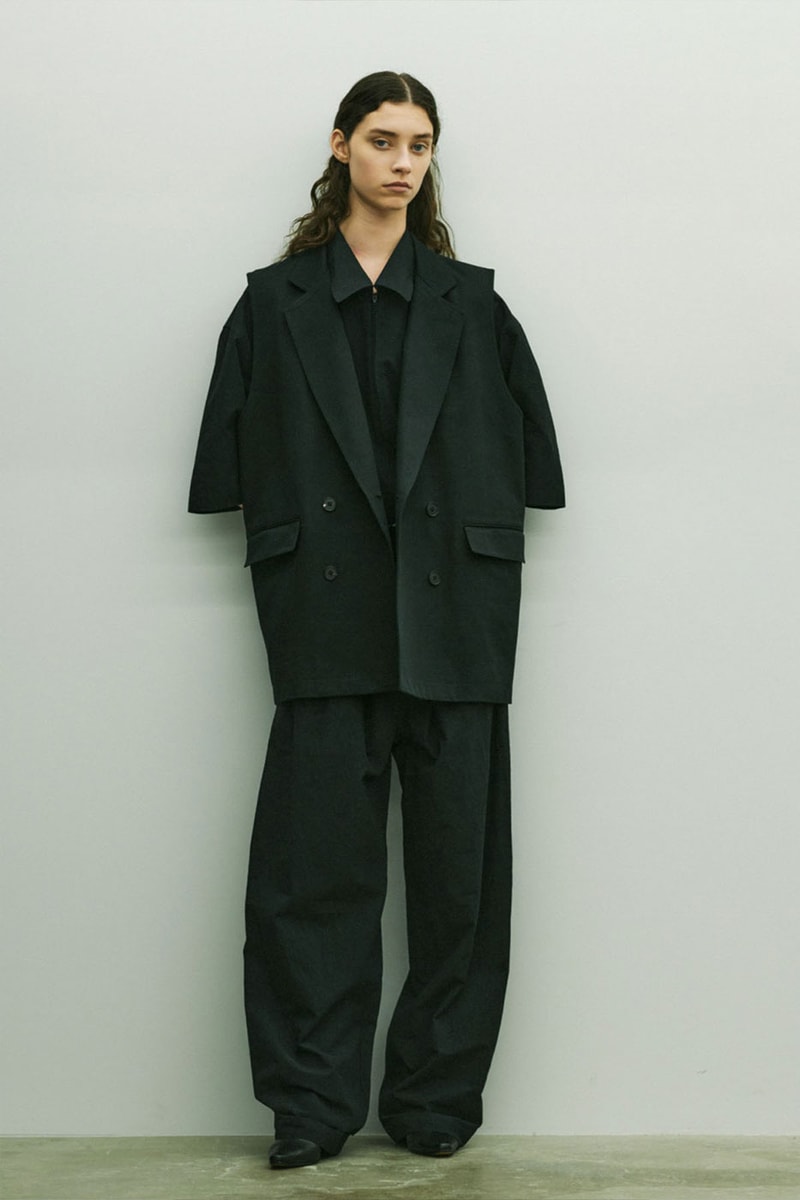 Stein SS22 Lookbook outwear jackets Japan lookbooks Spring Summer 2022 