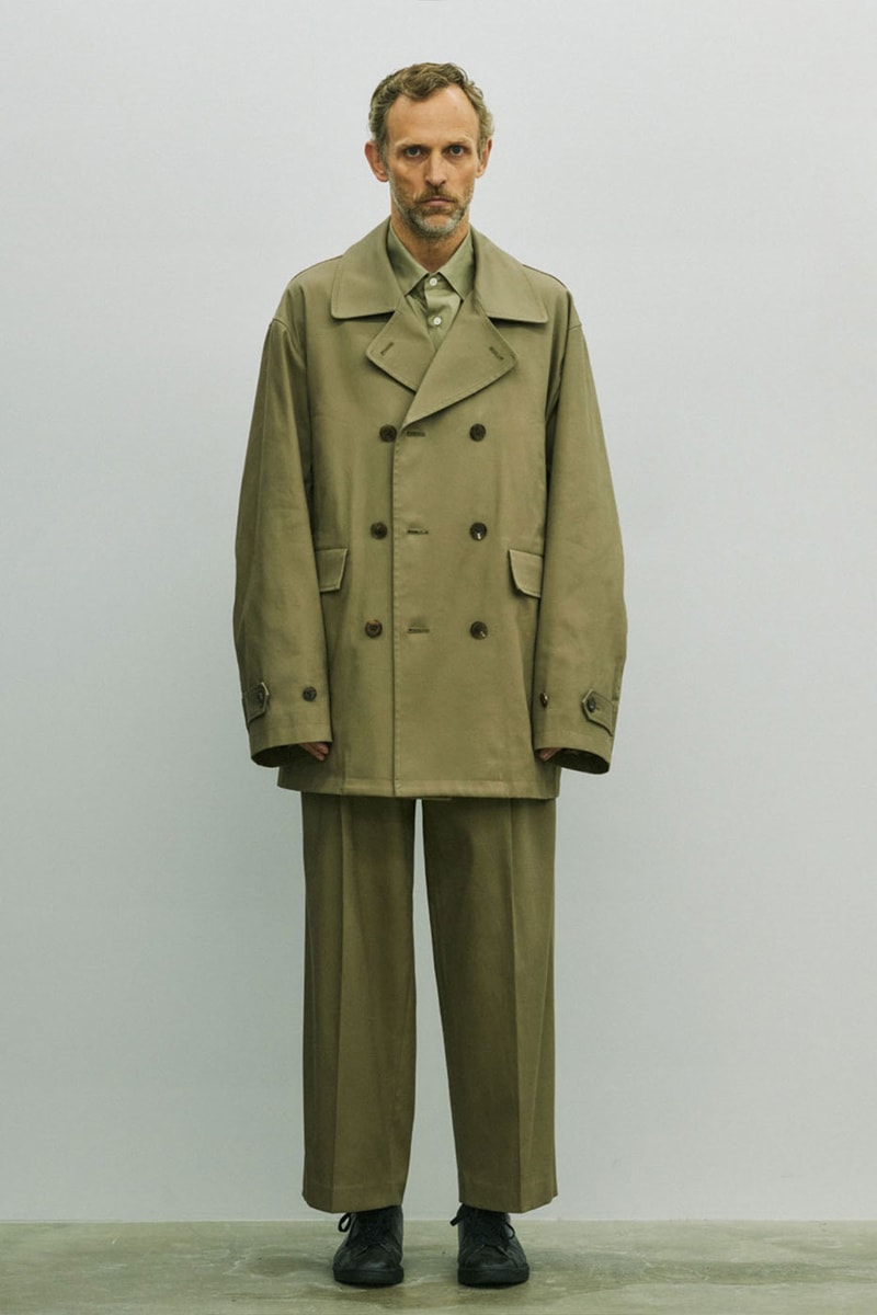 Stein SS22 Lookbook outwear jackets Japan lookbooks Spring Summer 2022 
