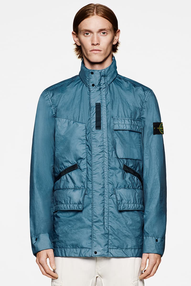 stone island spring summer 2022 first look marina ghost gore tex details information 40th anniversary