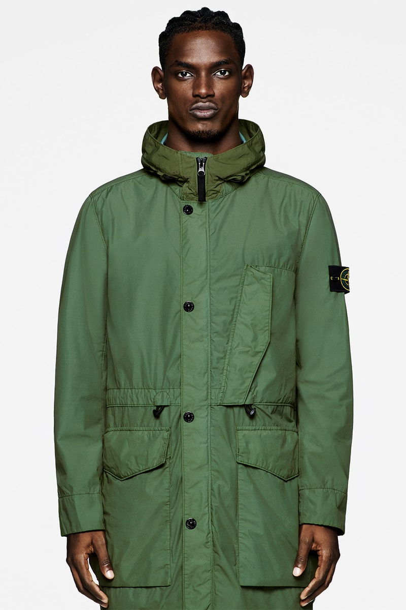 stone island spring summer 2022 first look marina ghost gore tex details information 40th anniversary