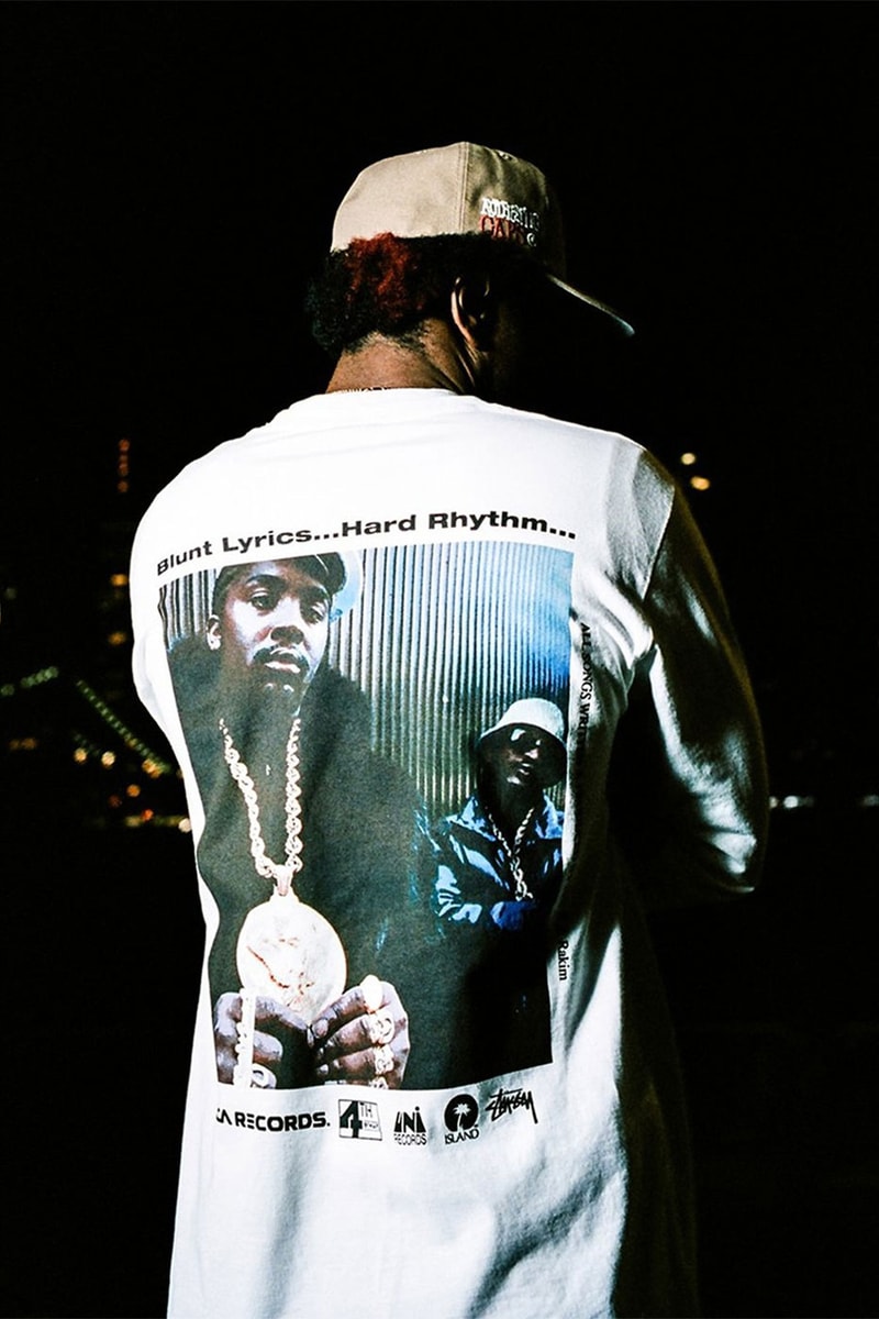 Stüssy Drops New Collaboration With Rap Duo Eric B. & Rakim east coast rap duo dj mc rapper hip hop dover street market 