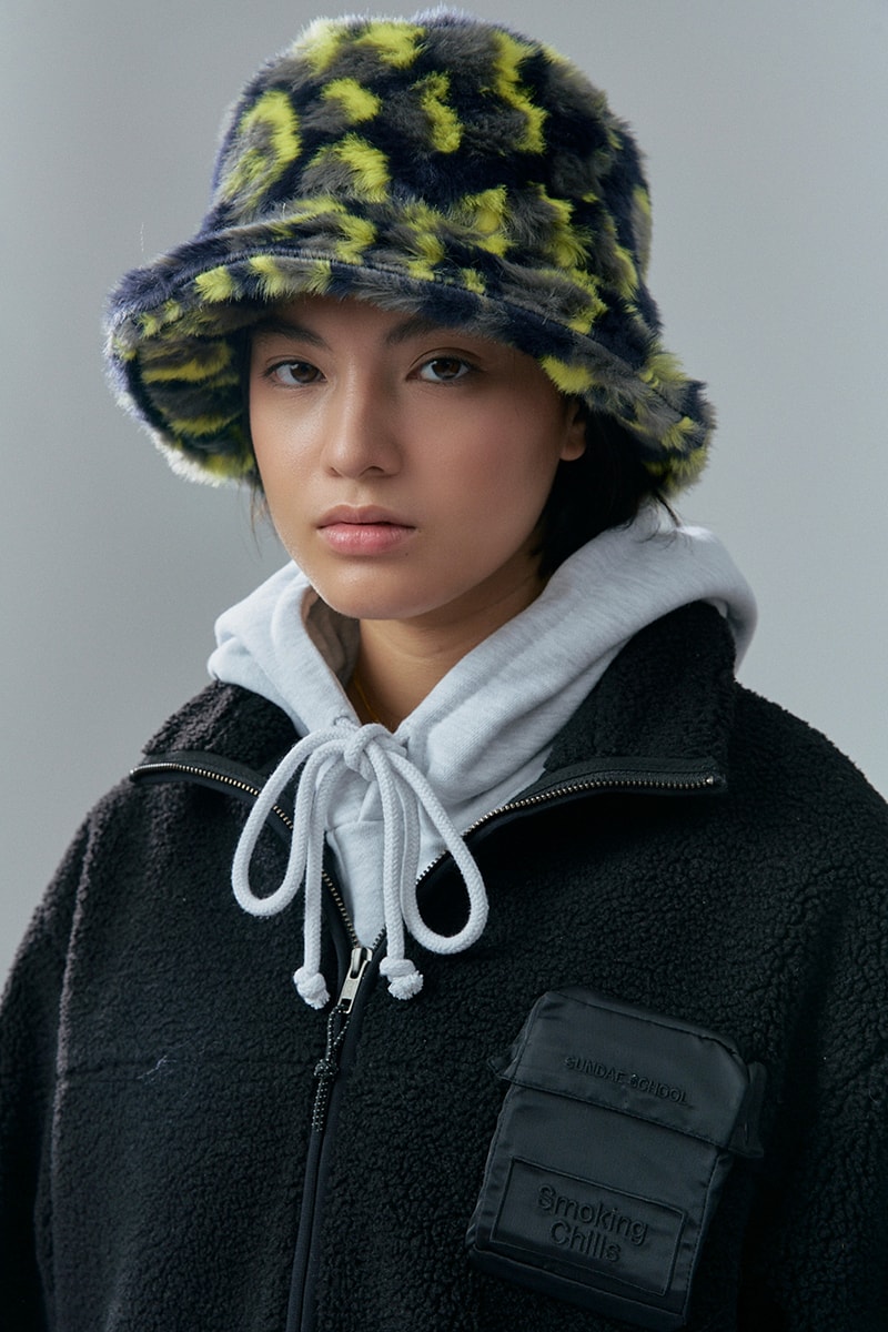 Sundae School Kushmas Collection fleece cannabis light up weed flower leopard fuzzy teddy jackets turtleneck smoking chills zip up pullover corduroy jeans release info