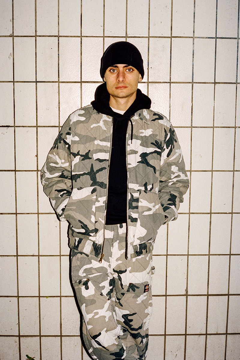 supreme dickies fall 2021 workwear quilted denim release details information 