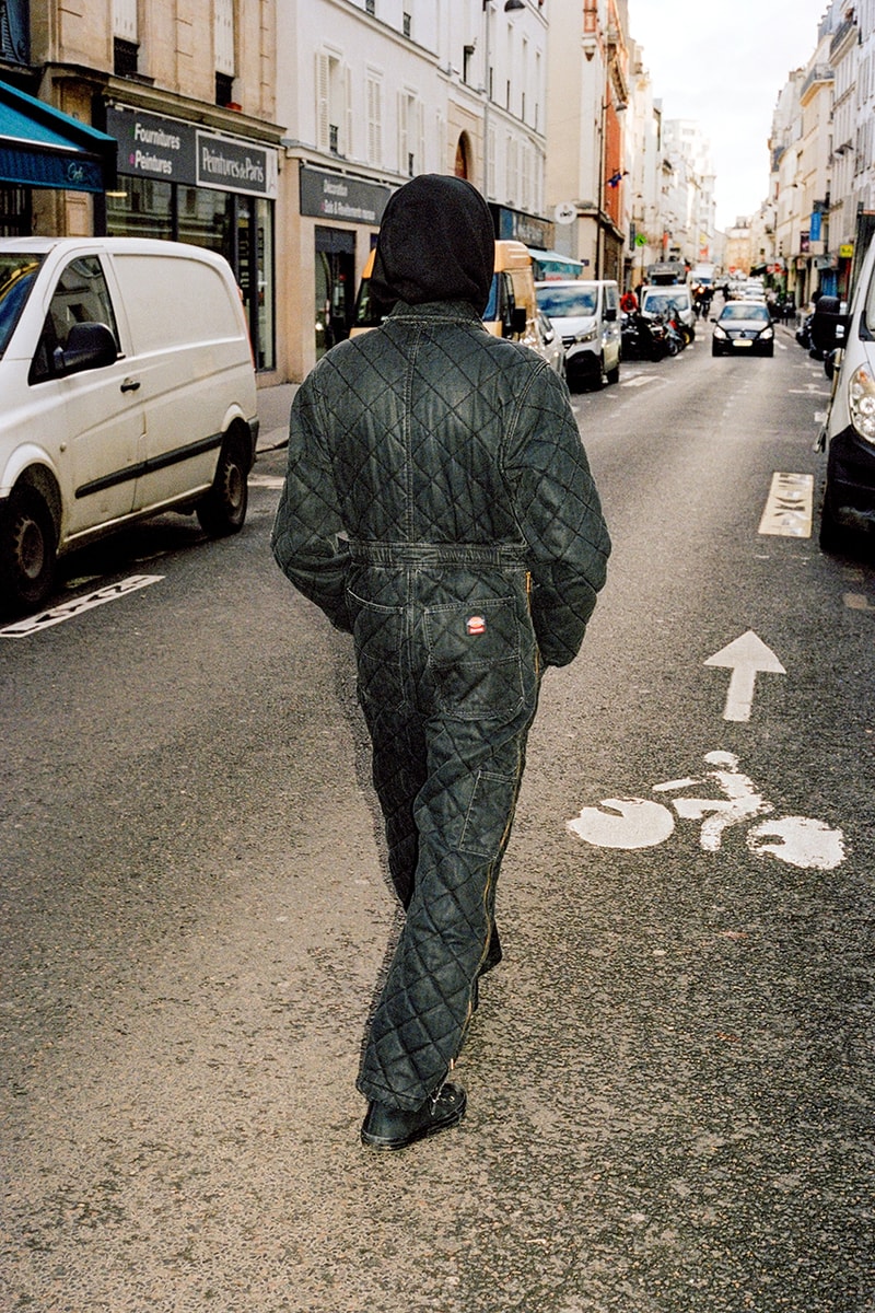 supreme dickies fall 2021 workwear quilted denim release details information 