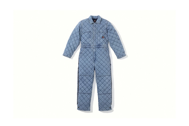 supreme dickies fall 2021 workwear quilted denim release details information 