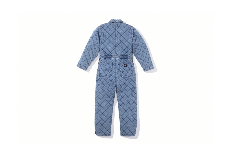 supreme dickies fall 2021 workwear quilted denim release details information 