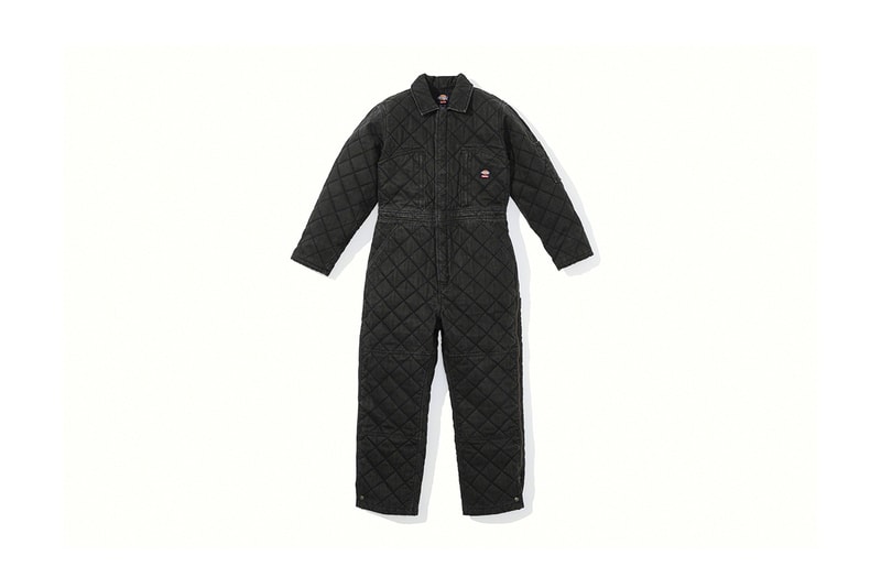 supreme dickies fall 2021 workwear quilted denim release details information 