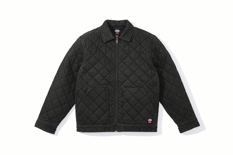 supreme dickies fall 2021 workwear quilted denim release details information 