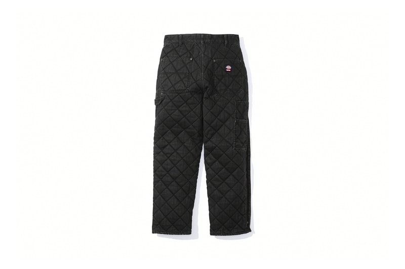 supreme dickies fall 2021 workwear quilted denim release details information 