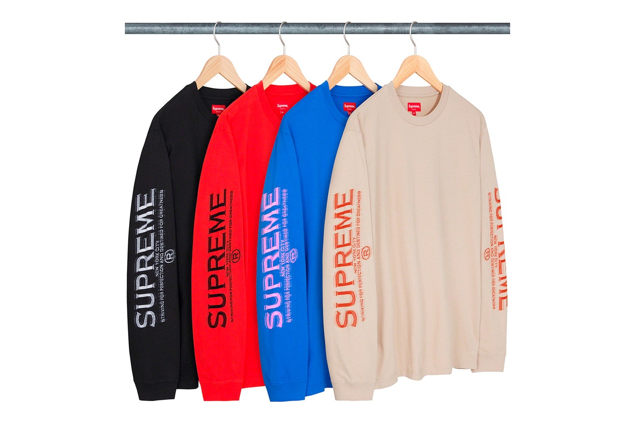 Supreme Fall Winter 2021 Week 16 Release Drop List Palace Moncler Genius Palm Angels Fruition SAINTWOODS Gucci The North Face Places+Faces COMME des GARÇONS PLAY  K-Way