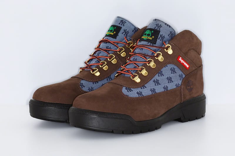 直営店Supreme×Timberland×Yankees / Field Boots 靴