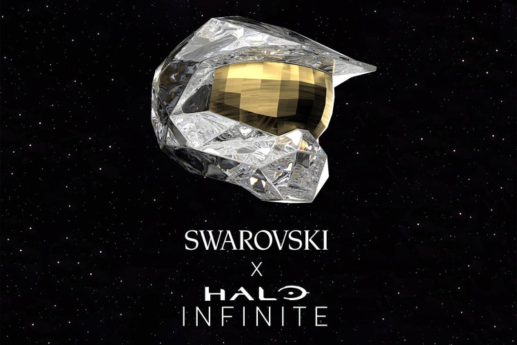 Swarovski Is Making a 140-Facet Crystal Master Chief Mjolnir Helmet from 'Halo'