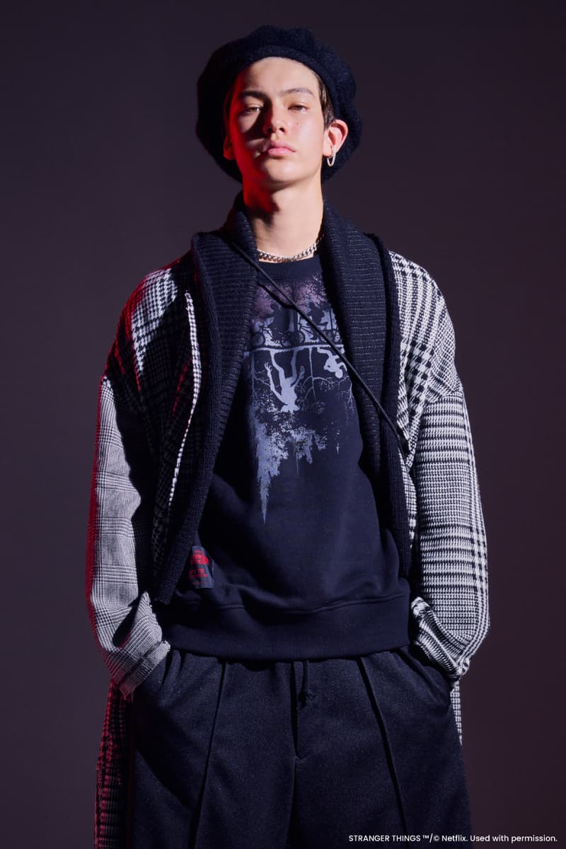 yohji yamamoto s'yte syte stranger things collection graphic relaxed fit silhouette fashion streetwear affordable japan exclusive online netflix show