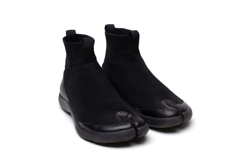 Tabi Footwear Black Off White Tencel UJNG Emerging Footwear Designers Affordable Cheap Tabi Split Toe Shoes Boots Slip On Design