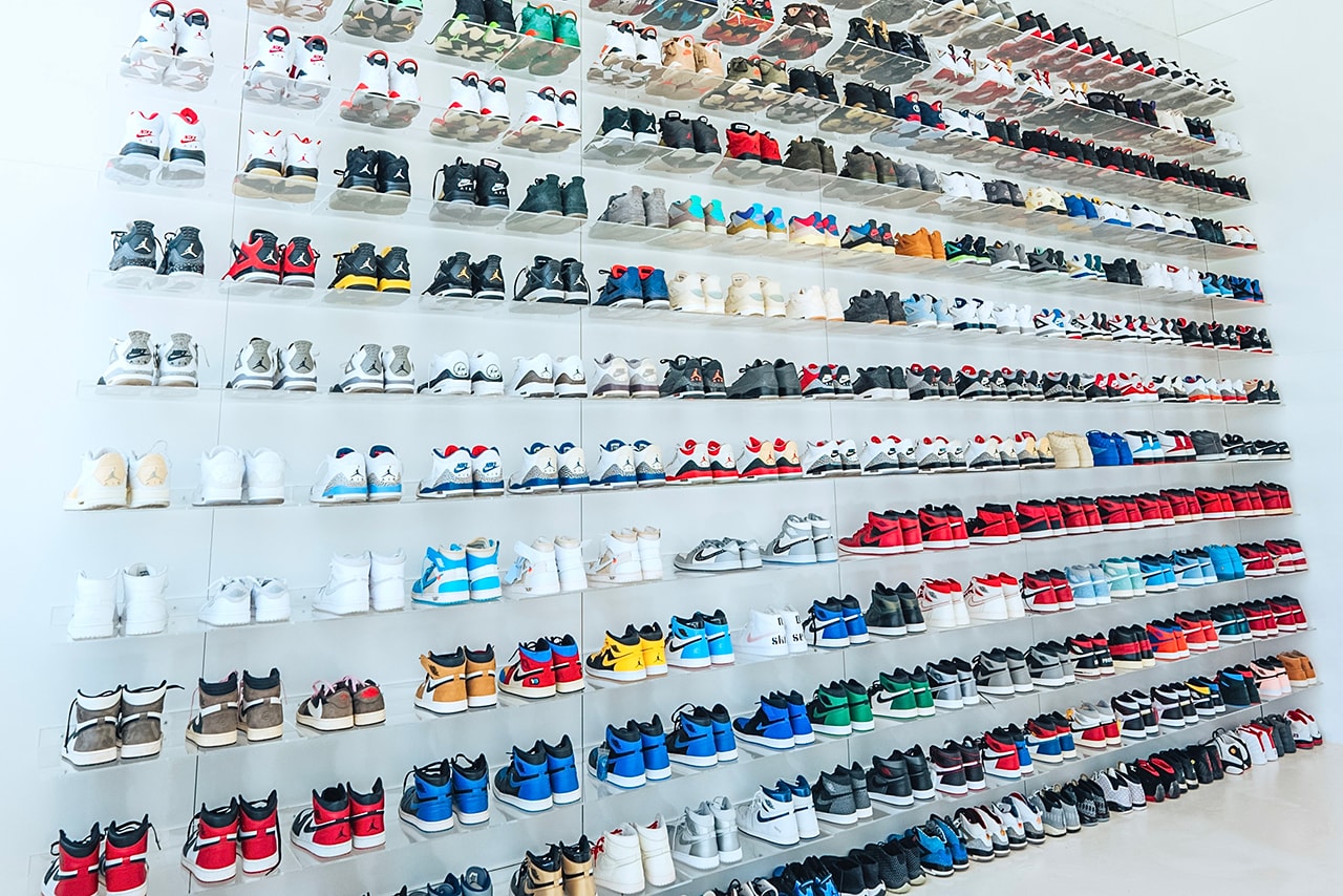 Sole Mates KicksTQ HYPEBEAST Arabia Sneakers Shoes Shoes OTB Agency Owner Air Jordan 5 Black Metallic AJ1 Bred YEEZY 350 V2 Michael Jordan Kanye West HYPE Interview Tareq Q Middle East Sneaker Collection Biggest 