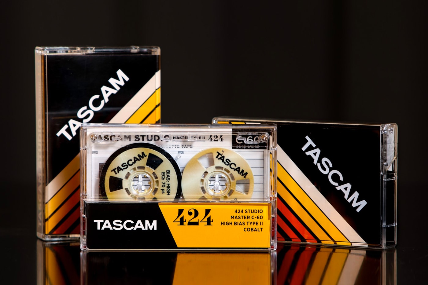 Tascam 424 Studio Master High Bias Type II Cassette Release Info four track recorders