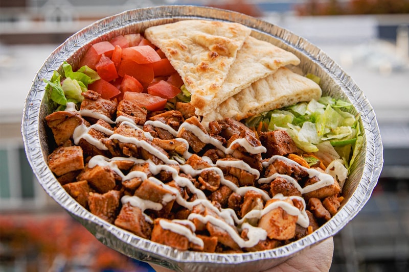 The Halal Guys new menu items Signature Spicy Chicken Lemon Hummus release Info limited time offers