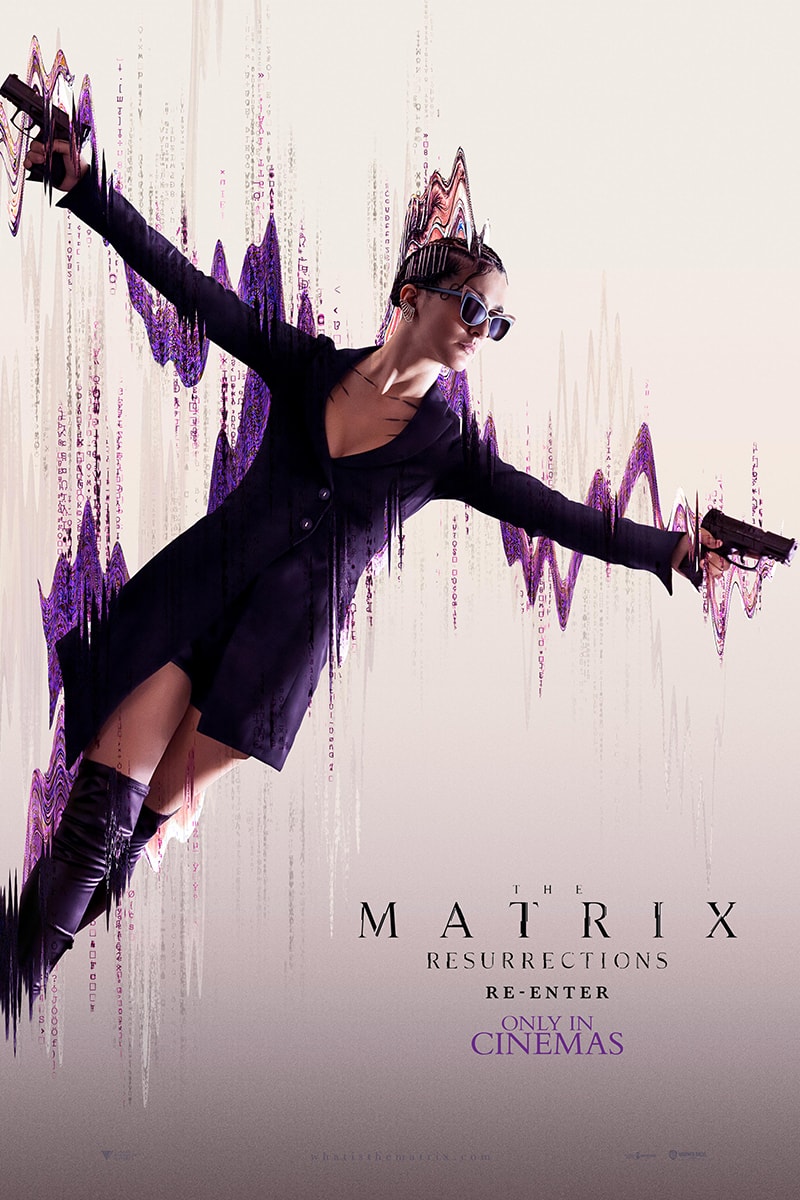 The Matrix: Resurrections Character Posters Info Release Date Keanu Reeves Carrie-Ann Moss Yahya Abdul-Martin II Warner Bros.
