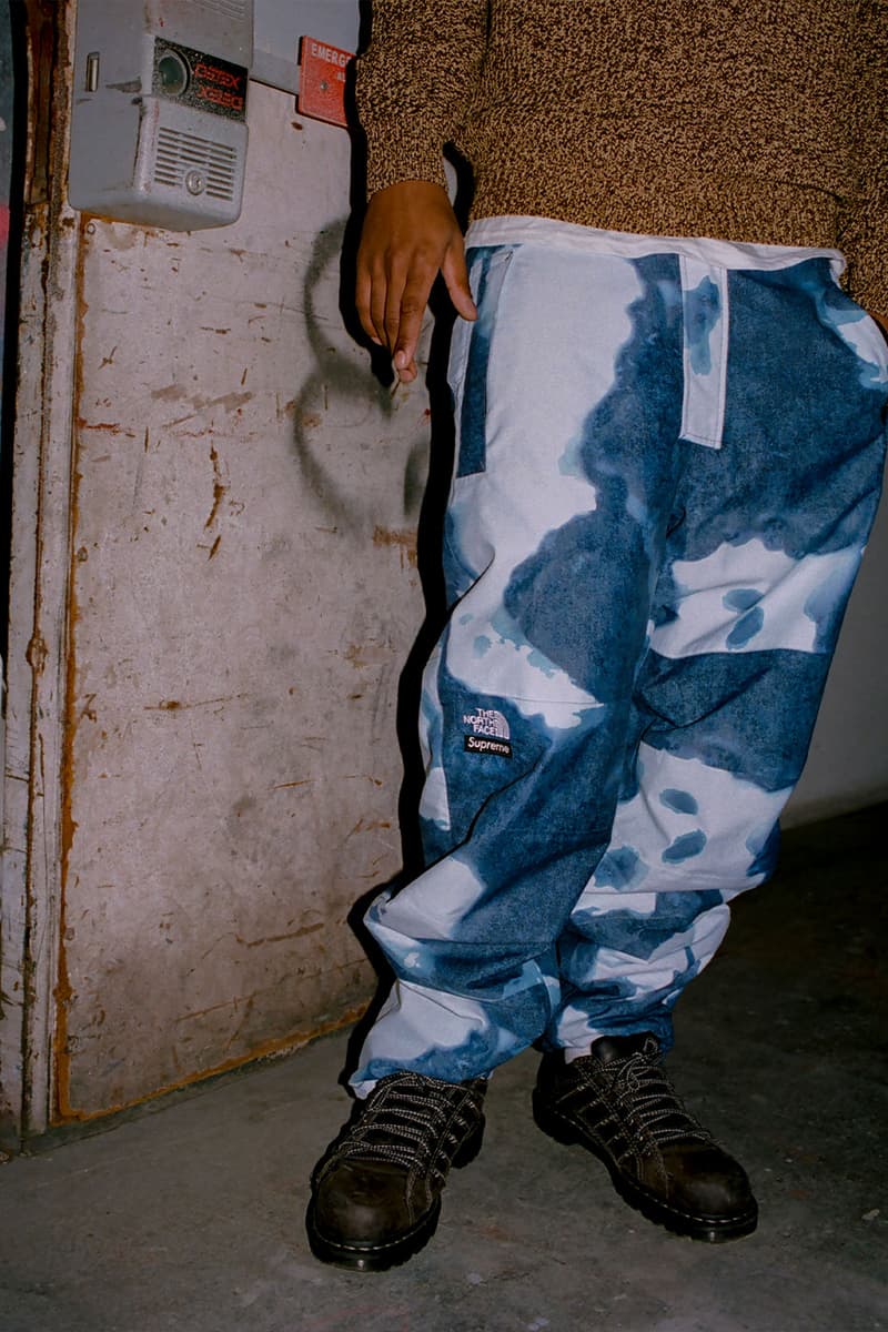 The North Face Supreme Fall 2021 Collaboration Bleached Denim Release Info Date Buy Price 