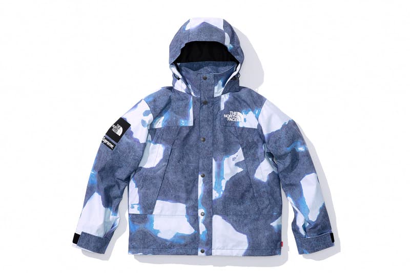 The North Face Supreme Fall 2021 Collaboration Bleached Denim Release Info Date Buy Price 