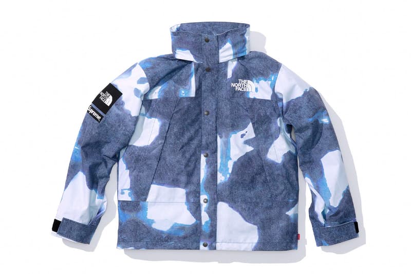 The North Face Supreme Fall 2021 Collaboration Bleached Denim Release Info Date Buy Price 