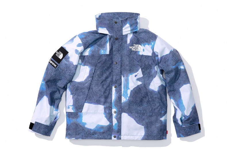 The North Face Supreme Fall 2021 Collaboration Bleached Denim Release Info Date Buy Price 