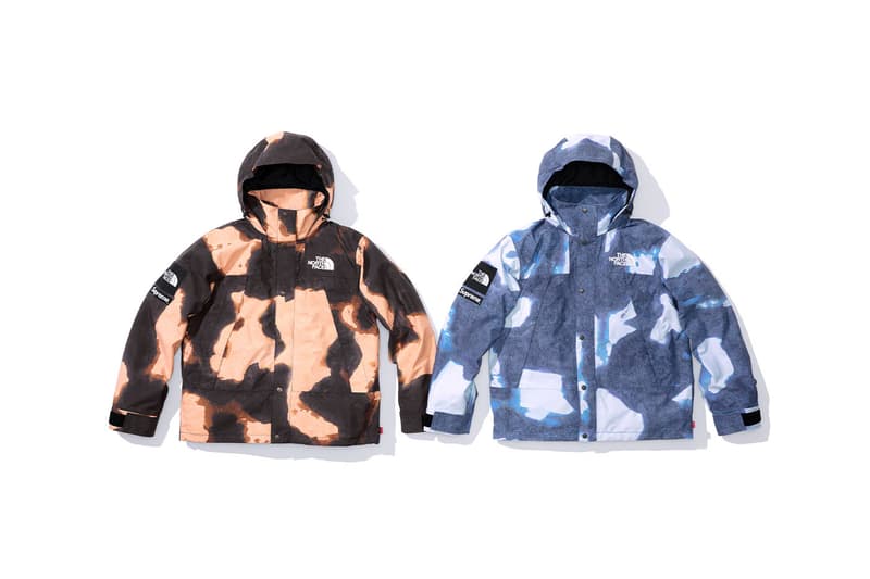 The North Face Supreme Fall 2021 Collaboration Bleached Denim Release Info Date Buy Price 