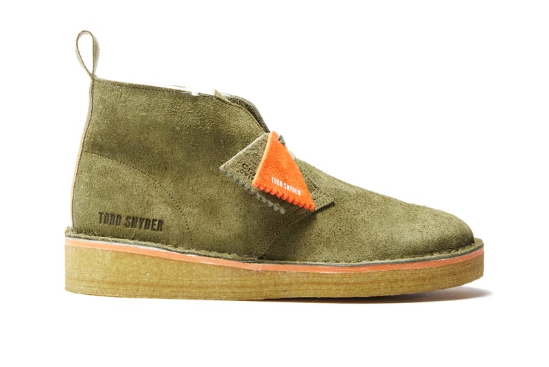 todd snyder x clarks wallabee