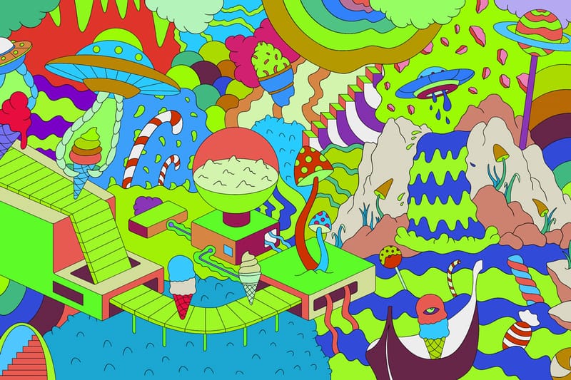 New Psychedelic NFTs from Trippy Gelato Creamery Will Suit Your Flavor