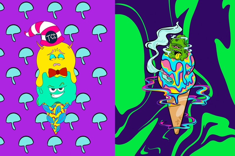 ice cream creative community DAO acid trippy trip flavor nfts collection drop mint 